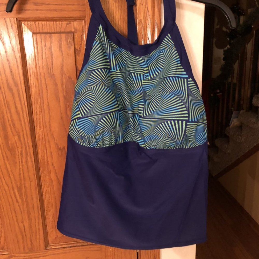 Adidas Navy Tankini NWT
